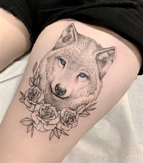 Tatuajes de lobos (para MUJERES): 75 buenos diseños